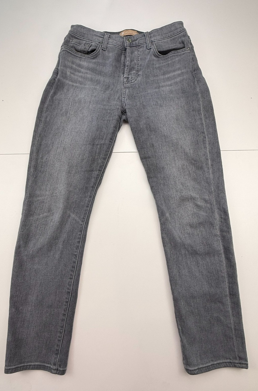 7 For All Mankind Luxe Vintage Josefina Boyfriend Jeans Grey Women's Size 26